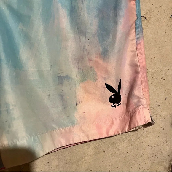 Playboy By PacSun Swim Trunks Board Shorts Men’s Size Small S Tie Dye - Picture 3 of 10
